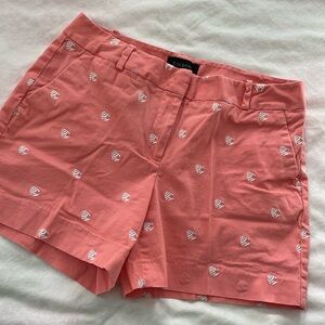 Talbots embroidered cotton Bermuda shorts size 8